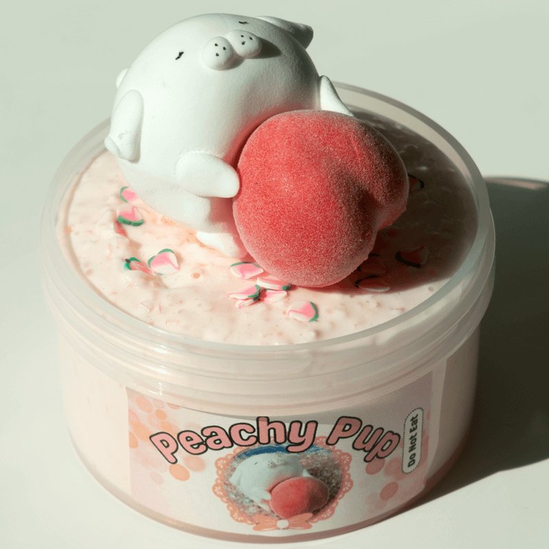 Peachy Pup | DIY Clay Slime Kit - Mythical Mushbunny Slimes