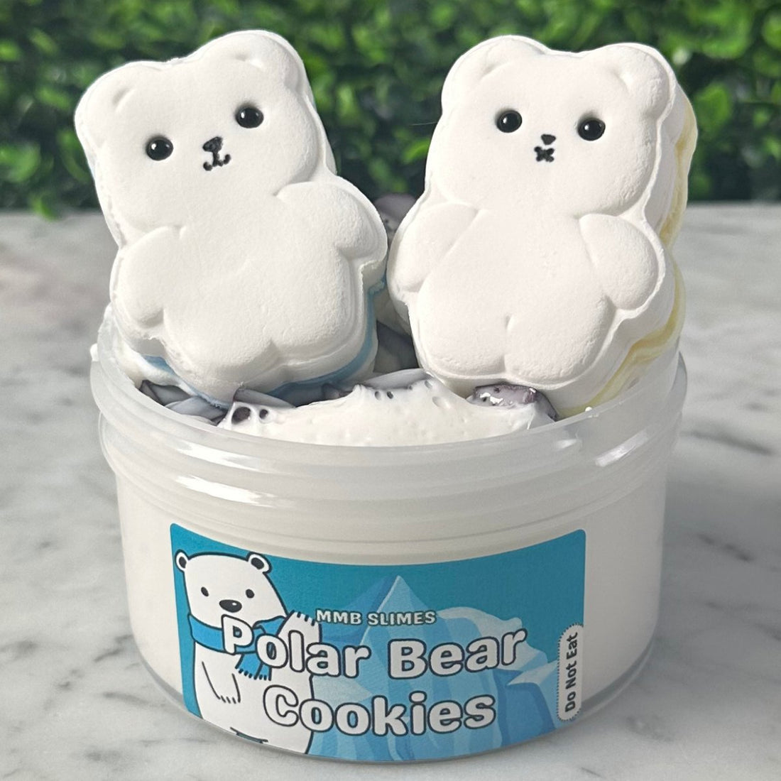 Polar Bear Cookies DIY Slime Kit - Mythical Mushbunny Slimes