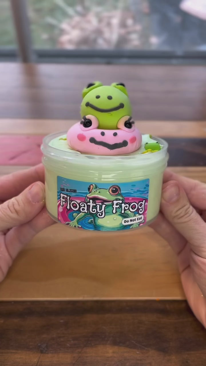 ASMR Demo Video of Floaty Froggy Slime