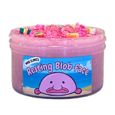 Resting Blob Face Slime - Mythical Mushbunny Slimes