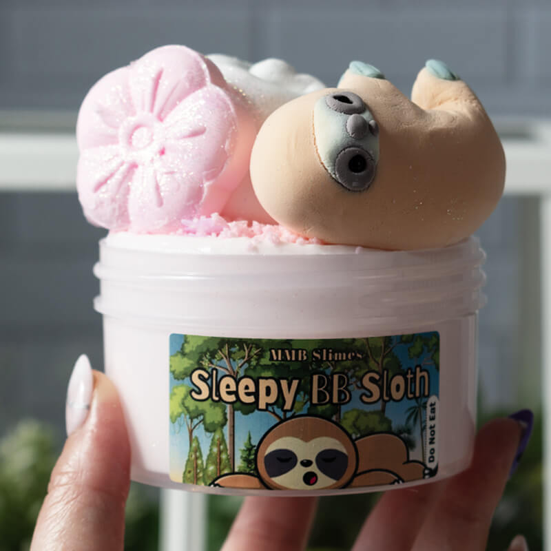 Sleepy BB Sloth | DIY Clay Kit - Mythical Mushbunny Slimes